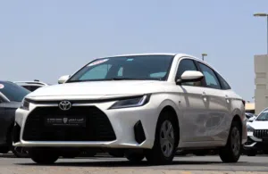 TOYOTA YARIS 2024 - WHITE - GCC -ACCIDENTS FREE - PERFECT CONDITION