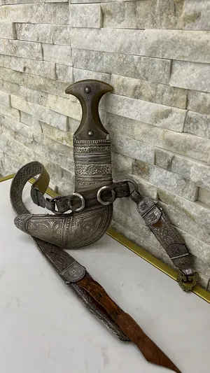 خنجر عماني قديم قرن زراف هندي