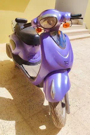 Electric Retro Scooter - Metallic Purple - Excellent Conditionسكوتر كهربائي كلاسيك - لون بنفسجي مميز
