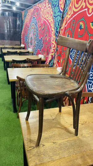 كراسي انتيكا سوري مع طوايل خشب بلوط صب