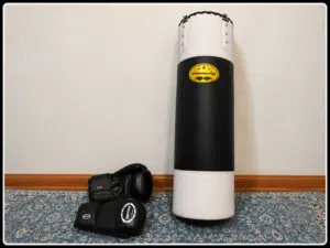 Heavy Duty Punching Bag  with punching gloves for Boxing and martial arts 30x100cm [URGENT]