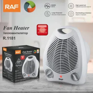 مروحة التدفئة ماركة RAF بقوة 2000 واط  RAF FAN HEATER 2000 W