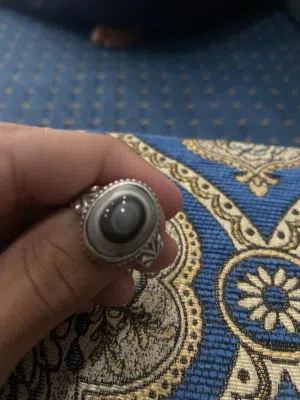 خاتم فضة مستعمل