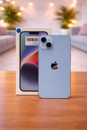 Apple iPhone 14 Plus Blue Color 128GB with Box Condition 10 Out Of 10
