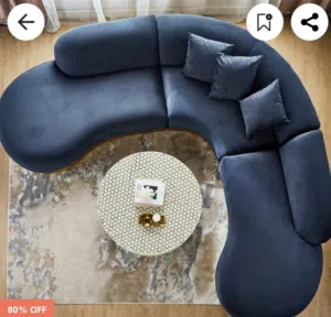 Orient Velvet Corner Sofa