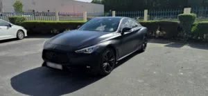 Infiniti Q60 Coupe 2017, GCC Spec, V4, Turbo, Matte Black