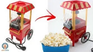 تصنع الفشار في أقل من 2-1 دقيقة تقريبًا.Pop Corn Maker