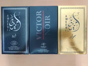 عطرين الحبيب اميري (جولد + اسود) + عطر علامة ROSELLA (VICTOR NOIR)
