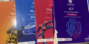 Third and fifth edition chemistry biology and physics books
