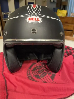 Original BELL Custom 500 motorcycles DOT helmet type 3/4 size XS (never used)