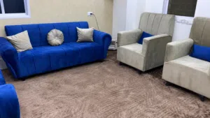 طقم كنب سبع مقاعد فخم جديد لم يستخدم نهائيا سبع مقاعد