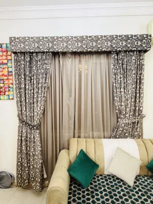 Curtain slightly used negotiable