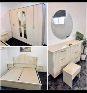 غرف نوم وطني جديد خشب ام دي اف 18 مني يوجد لدينا جميع اللون حسب الطلب والله الموفق