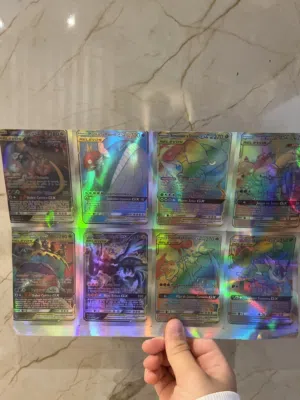 Uncutted Pokémon cards straight from factory