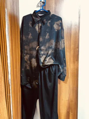 New modest wear cord set black colour
