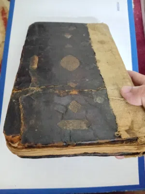 كتاب فقهي عربي قديم بخط يدوي عتيق-نادر