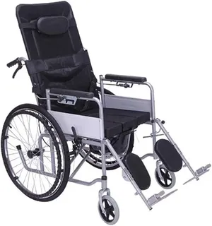 كرسي متحرك طبي "رافع للارجل وانحناء الظهر " نخب اول