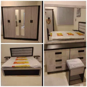 King size bedroom furniture For sale with free delivery & installation all riyadh.Cash on delivery