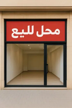 محل تجاري للبيع . علي طريق رئيسي