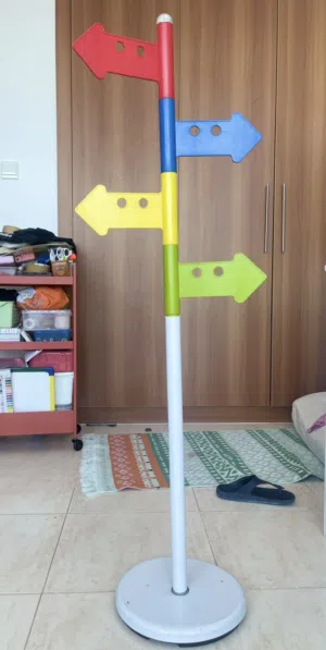 Children’s stand for accessories, clothes, etc.