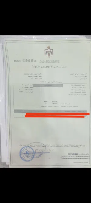 قطعة ارض للبيع  موقع مميز