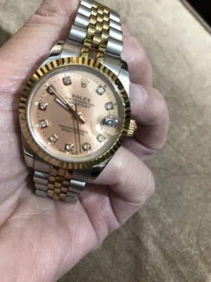 Rolex Datejust 26mm 179171 Rose Gold, Pink Diamond Dial , copy 1