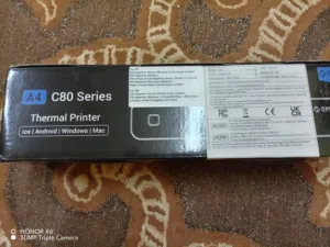 طابعة حرارية لاسلكية بدون حبر A4 Portable Thermal Printer طابعة حرارية جديدة بكرتونها وسعرها مناسب