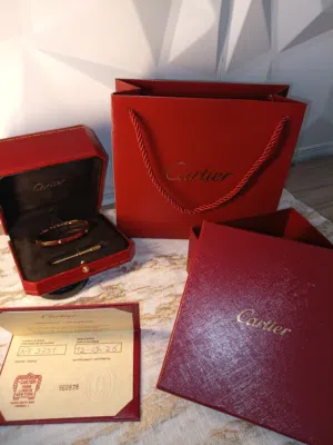Cartier Love Bracelet with Diamonds size 17