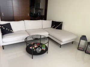 L clean sofa