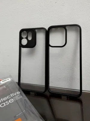 للبيع "2" جراب ماج سيف أكريليك شفاف فريم أسود  فرصة لأصحاب Oppo Reno 14F في الإسكندرية