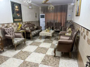 طقم قنفات 6 قطع + طاولة وسط