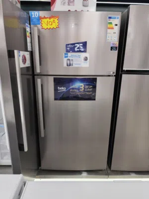 ثلاجة بيكو 30 قدم، 580 لتر ستانلس ستيل انفيرتر A+