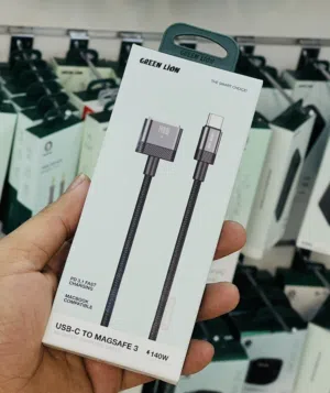 GREEN LION MACBOOK COMPATIBLE شاحن ماك بوك ابلUSB c TO MAGSAFE 3 140W