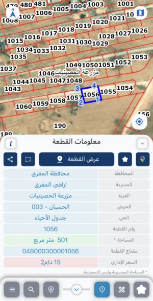 قطعه ارض جامعة ال البيت