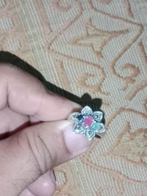 For Sale silver ring from Thailand 925% all is gemstone for girl