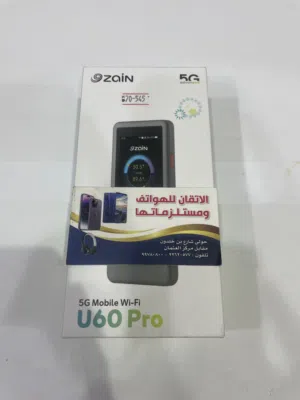 للبيع راوتر زين جديد بالكرتون   متحرك  u60 pro يشغل خط زين فقط