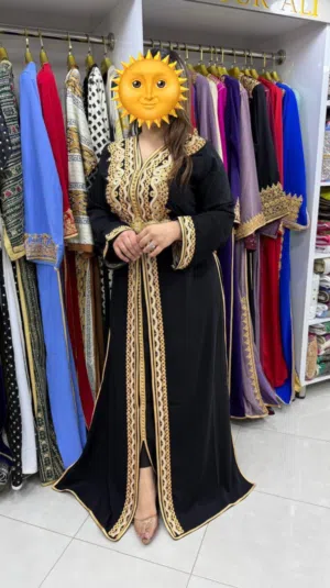 قفطان مغربي ملكي (جديد من المعمل) - تشكيلة ألوان رائعة