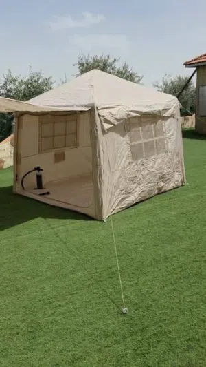 خيمة للحدائق والسفر ومعها منفاخ والتوصيل مجاني