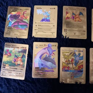 gold-plated pokémon cards