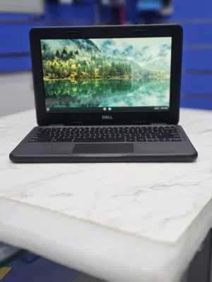 DELL CHROMEBOOK   INTEL CELERON PROCESSOR  4GB RAM  32 GB STORAGE  11.6 INCH TOUCH SCREEN DISPLAY