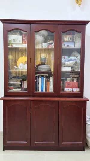 Wooden Glass Display Cupboard for Sale