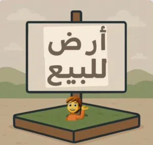 قطعة أرض للبيع 800 متر تنقسم علي 2