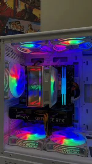 تجميعة قوية جداا للالعاب والتصميم PNY GeForce RTX 4060 8GB Verto Dual Fan