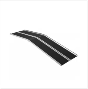 Portable Folding Aluminum Alloy Wheelchair Ramp for Stairs, Doors, Scooters - 80411