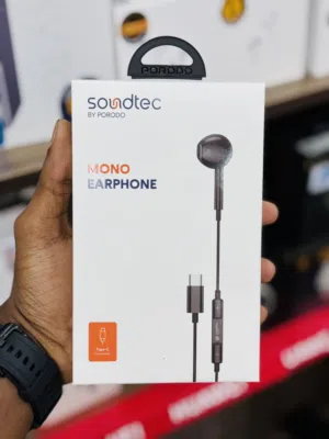 سماعة تايب سي طرف واحد سنجل SOUNDTEC MONO EARPHONE