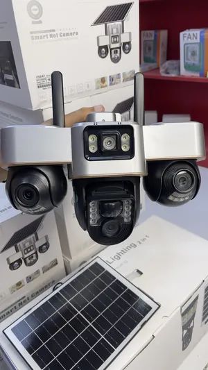 كاميرات الطاقة الشمسية (3 كاميرات) جميعها اوتماتيكية-وضوح عالي - ضمان سنة