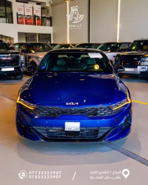 KIA K5 GT 2023 اعلى مواصفات 1/1 ماشية 10 الاف فقط ضرر صندوق خلفي نفس اللون بدون ايرباك محرك 2500 رقم