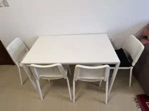 IKEA dining table + 4 chairs