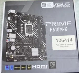 مذر h610 m-k ddr5 للبيع او بيه مجال بسيط