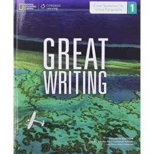 إليك مواصفات كتاب Great Writing 1 بصيغة مختصرة وجاهزة للعرض:  كتاب تعليم الكتابة بالإنجليزية (Great